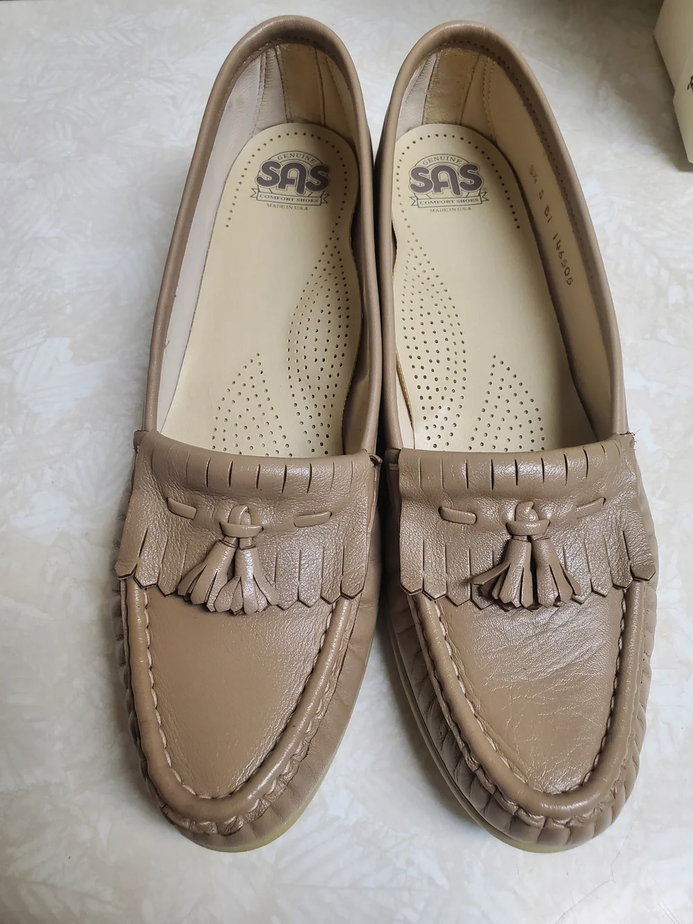 SAS Mocha Softie Leather Loafer Walking Shoe USA